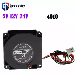 Blower Fan 4010 Radial Cooling Fan 3D Printer 5V 12V 24V 2 Pin DC 40mm C4 - Picture 1 of 5