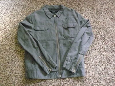 NUEVO CON ETIQUETAS HOMBRE R.E.D. CHAQUETA VALENTINO GRIS CREMALLERA DELANTERA TALLA 48 Foto 1 de 4