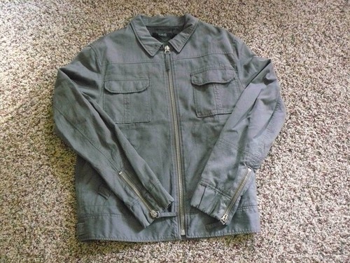 R.E.D. UOMO NUOVO CON ETICHETTE GIACCA ANTERIORE GRIGIA VALENTINO CERNIERA TAGLIA 48