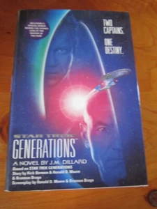 BOOK H/C STAR TREK GENERATIONS 1994 ** GREAT *** MUST SEE - Picture 1 of 2