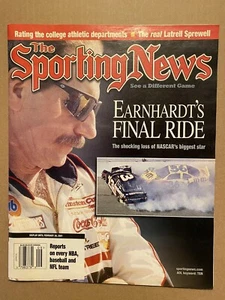 The Sporting News February 28 2001 Dale Earnhardt’s Final Ride Magazine No Label - Picture 1 of 1