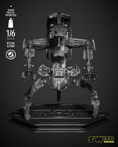 Droideka 3D Printed Figure, Star Wars Battle Droid Collectible, Unpainted - Picture 1 of 10