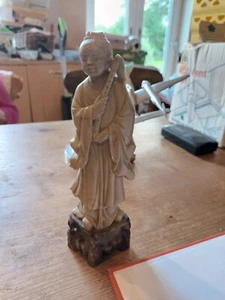 Vintage Speckstein Chinesische Figur (1) - Bild 1 von 6