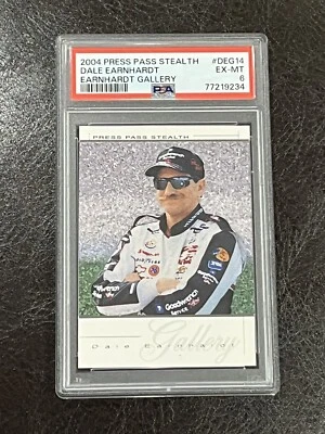 2004 Press Pass Stealth Dale Earnhardt Gallery #DEG14 PSA 6 EX-MT HOF SCARCE!! - Image 1 of 2