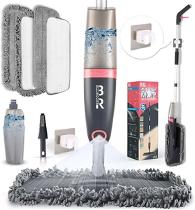Microfiber Spray Mop for Floor Cleaning Dry Wet Dust Mop for Kitchen Wood Floor - Picture 1 of 12