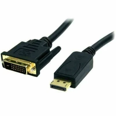 6FT DisplayPort to DVI Cable - M/M WUXGA / 1080P Latching DisplayPort Connector - Image 1 of 4