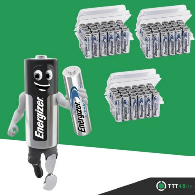 72 x Energizer Ultimate AA Mignon Lithium FR6 L91 1,5V in CardioCell Box - Bild 1 von 2
