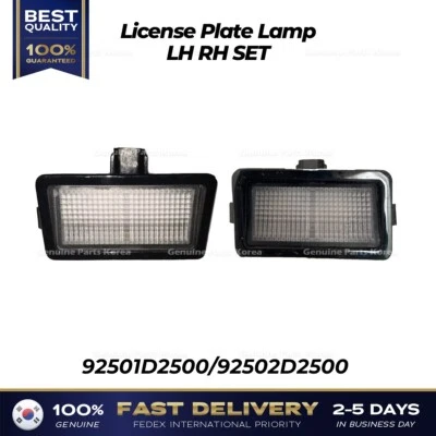 ⭐Genuine⭐ License Plate Lamp LH RH SET for Hyundai Genesis G70 GV60 Ioniq 6 - Image 1 of 2