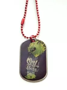Angry Birds Movie The Pigs Sky Hogs Dog Tag Necklace Dogtags Chain Collectible - Picture 1 of 2