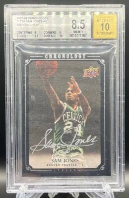 2007 Sam Jones Chronology ‘legend’ Auto /99 - BGS 8.5 - Auto 10 - Image 1 of 4