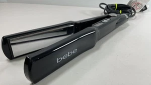 Bebe Digital Pro 1.5” Ceramic Infrared Flat Iron Straightener Hair Styler Black - Picture 1 of 21
