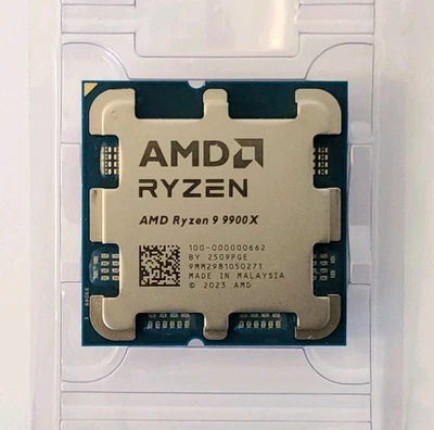 AMD Ryzen 9 9900X - Ryzen 9 9000 Series Granite Ridge (Zen 5) 12-Core 4.4 GHz - - Image 1 of 3