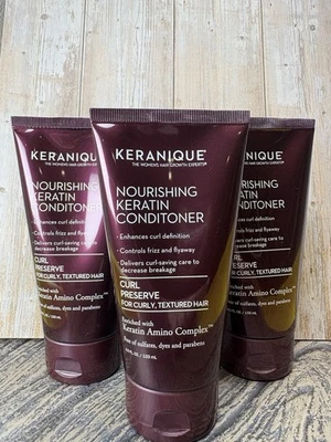 Acondicionador de queratina voluminizadora 3 KERANIQUE, NUEVO - 3,4 OZ Foto 1 de 3