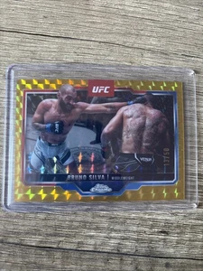 2025 Topps Chrome Ufc Bruno Silva Gold Geometric Refractor /50 - Bild 1 von 1