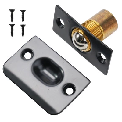 Rust Proof Brass Steel Adjustable Roller Ball Catch Lock Internal Spring Latch - Image 1 of 4