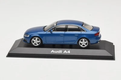 5010704123 Audi A4 B8 3.2 Quattro Sedan Aruba Blue Minichamps 1/43 - Image 1 of 4