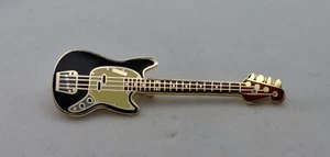Fender Mustang Bassgitarre Sammler Emaille Pin Anstecker - Bild 1 von 3