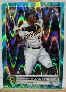 Rodolfo Castro 2022 Topps Chrome Sonic /199 Aqua Raywave RC PIRATES  - Picture 1 of 12