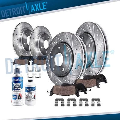 Kit pastillas cerámicas rotores de freno delanteros y traseros para Subaru Impreza 2008 2009 2010 Foto 1 de 4