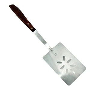 Vintage Imperial Veri-Sharp Edelstahl 12" Schlitz Spatel Holzgriff USA - Bild 1 von 9