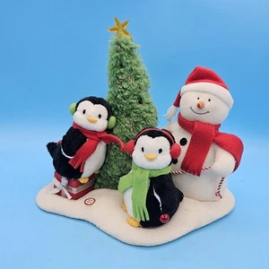 Hallmark Jingle Pals VERY MERRY TRIO Singing Light Up Snowman Penguins 2006 - Picture 1 of 6