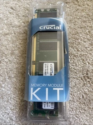 2x Crucial Memory Module 1GB 184-Pin UNBUFF DIMM 128MX6 CT12864Z40B. K16TY - Image 1 of 4
