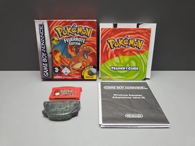 POKEMON FEUEROTE EDITION NINTENDO GAMEBOY ADVANCE PAL/EUR OVP BOXED SELTEN RAR - Bild 1 von 4