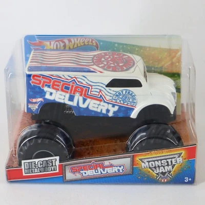 SPECIAL DELIVERY 2011 Hot Wheels Monster Jam 1:24 Die Cast Delivery Van - Image 1 of 4