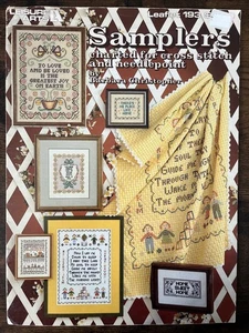 Samplers for Cross Stitch & Needlepoint , Leisure Arts 193, 1981, Patterns - Picture 1 of 2