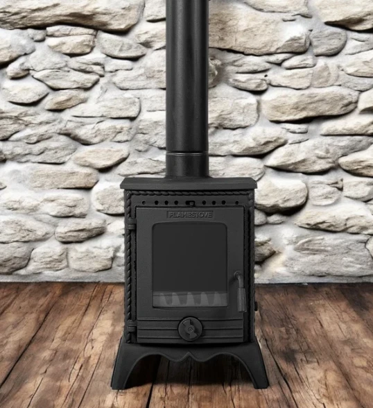 Estufa fundida Minor Lux leña hierro chimenea estilo retro para hogar acogedor Foto 1 de 1