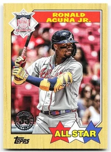 🔥 2022 Topps #87AS-12 Ronald Acuña Jr. 1987 35th Anniversary All-Stars - Picture 1 of 2