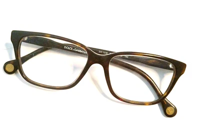 Marco de gafas Dolce & Gabbana DD1238 502 52-15-140 marrón Habana tortuga TE58 Foto 1 de 4