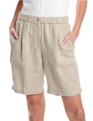 Eileen Fisher размер 3 X желтовато-коричневый органический льняной короткие женщин Beach Coastal новый с Ярлыками $128 - Изображение 1 из 4