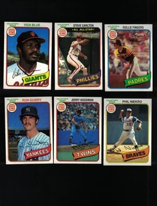 1980 Topps Burger King Baseball Lot #1-11 *RYAN+* - Bild 1 von 2