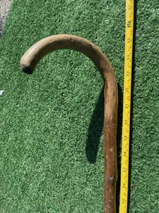Gorgeous Brown Wooden Walking Stick Aid 90cm Decorative - Picture 1 of 7