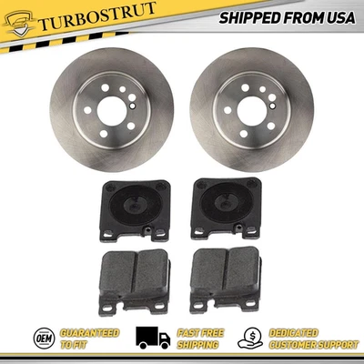 Задние оригинальные тормозные диски тормозная колодка для 1992 Mercedes-Benz 400SE 4,2 л - Изображение 1 из 4