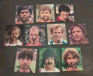 Autogrammsammlung 10 Handsignierte Autogramme Bundesliga 80er Jahre,Sportmagazin - Bild 1 von 2