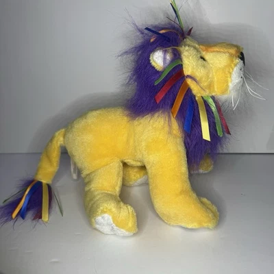 GANZ Webkinz RIBBON LION HM487 Plush 9" Stuffed Animal - With Code - Image 1 of 4
