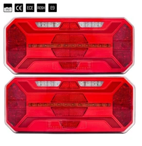 LED Rückleuchten Set 12V & 24V Heckleuchte Rücklicht Anhänger LKW Traktor PKW - Bild 1 von 9