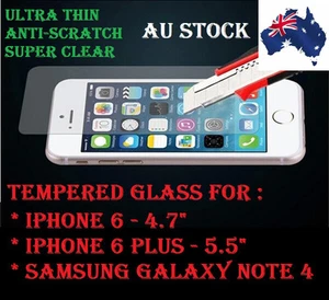 TEMPERED GLASS SCREEN PROTECTOR IPHONE 6 4.7" / PLUS 5.5" / SAMSUNG S5 / NOTE 4 - Picture 1 of 6