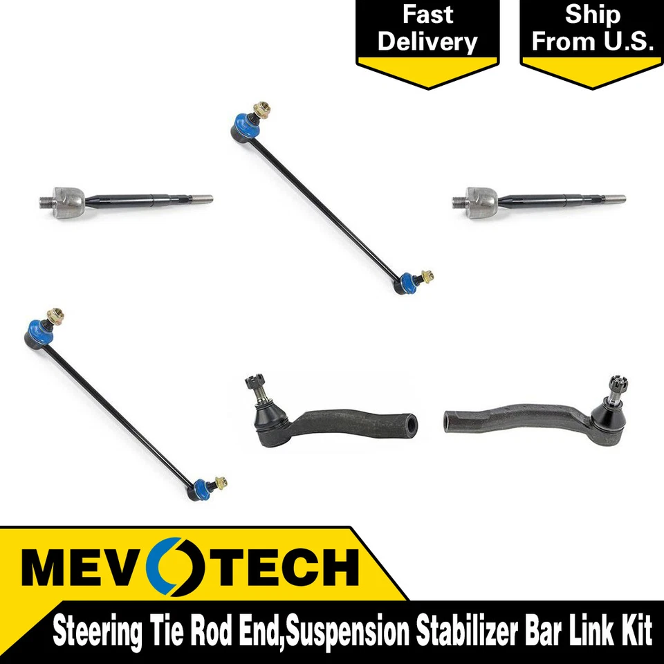 Звено стабилизатора подвески торца переднего анкерного стержня Mevotech 6 шт для Toyota Yaris 2006 2007 - Изображение 1 из 4