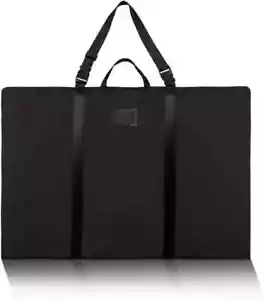 Große Kunst Portfolio Tasche mit Nylon Schulter, 24 x 36 cm hellschwarz - Bild 1 von 4