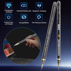 Clear Stylus Pen Magnetic Wireless Charging Pencil For Apple iPad Pro 12.9"/11" - Picture 1 of 9