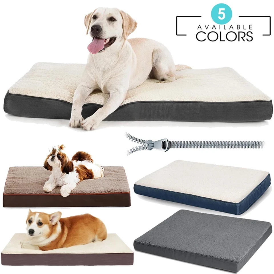 Orthopedic Dog Bed Memory Foam Pet Sofa Cushion Removable Washable Cover - Image 1 of 4