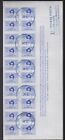 1981 $1 XL Postal Mail Strike Private Stamps Issue Australia Block of 20 