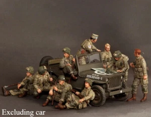 1/35 Resin Model Kit 101st Airborne Division 9 Figures Unassambled Unpainted - Picture 1 of 2