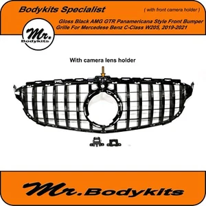 GT Style Bumper Grille For Mercedes Benz C-Class 2019-2021 W205, Panamericana - Bild 1 von 7