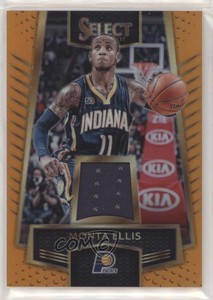 2016-17 Panini Select Select Swatches Orange Prizm /60 Monta Ellis #29