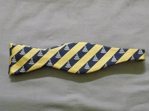 Past Master Bow Tie Masonic Square Gold Blue Formal Wedding Tuxedo NEW! - Picture 1 of 2