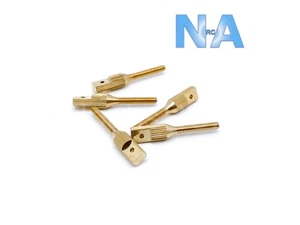 RC Brass Eye Bolt M2 M2.5 M3 mm Pack 5 Servo Connector Rudder Wire Pull Pull - Imagen 1 de 11